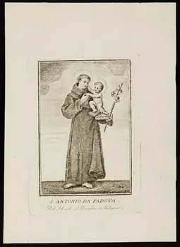 estampe S. ANTONIO DA PADOVA. 1986.74.201 Photo