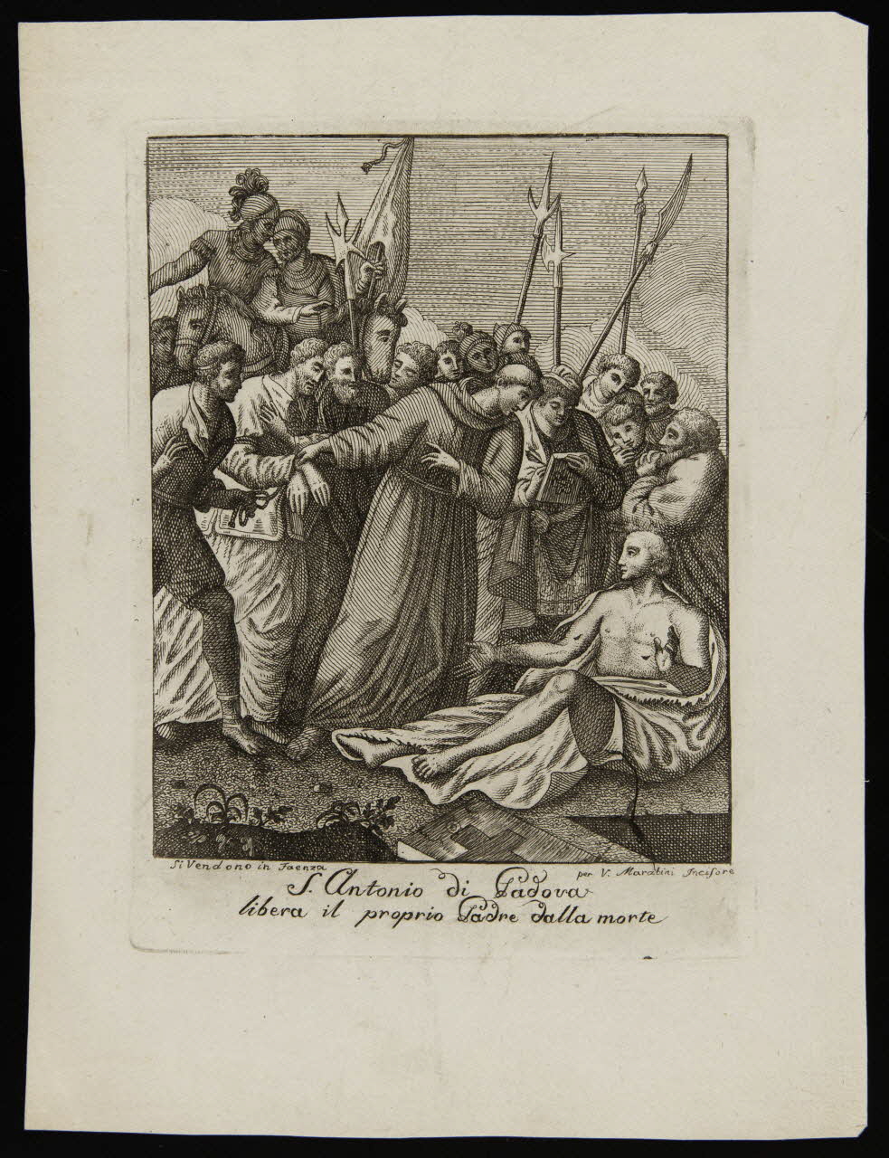 estampe S. Antonio di Padoua 1986.74.205.1 Photo