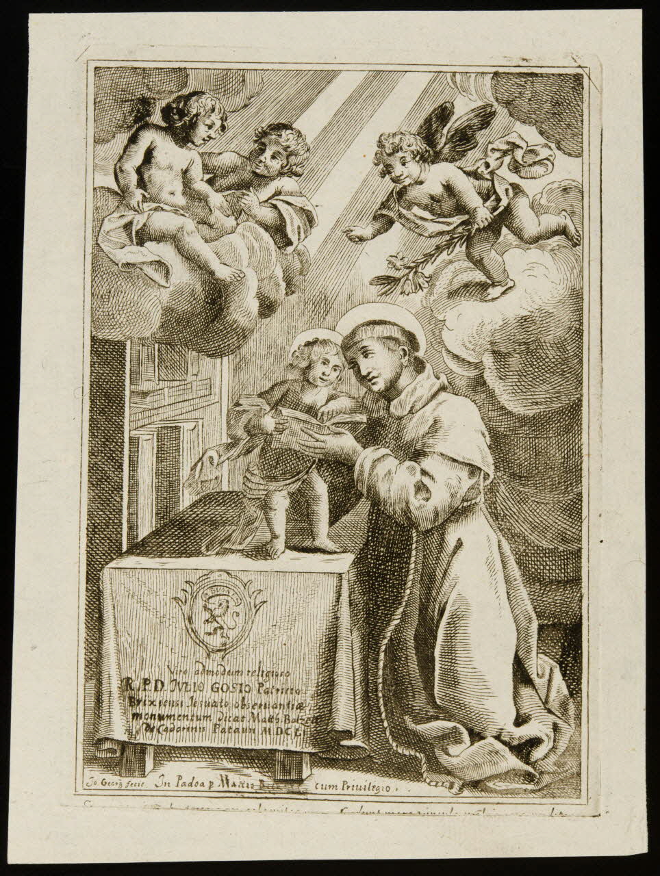 estampe Saint Antoine de Padoue 1986.74.206 Photo