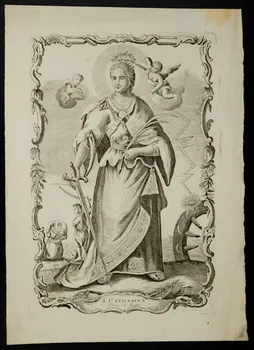 estampe S. CATHARINA 1986.74.220 Photo