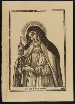 estampe S. CLARA 1986.74.228  Photo