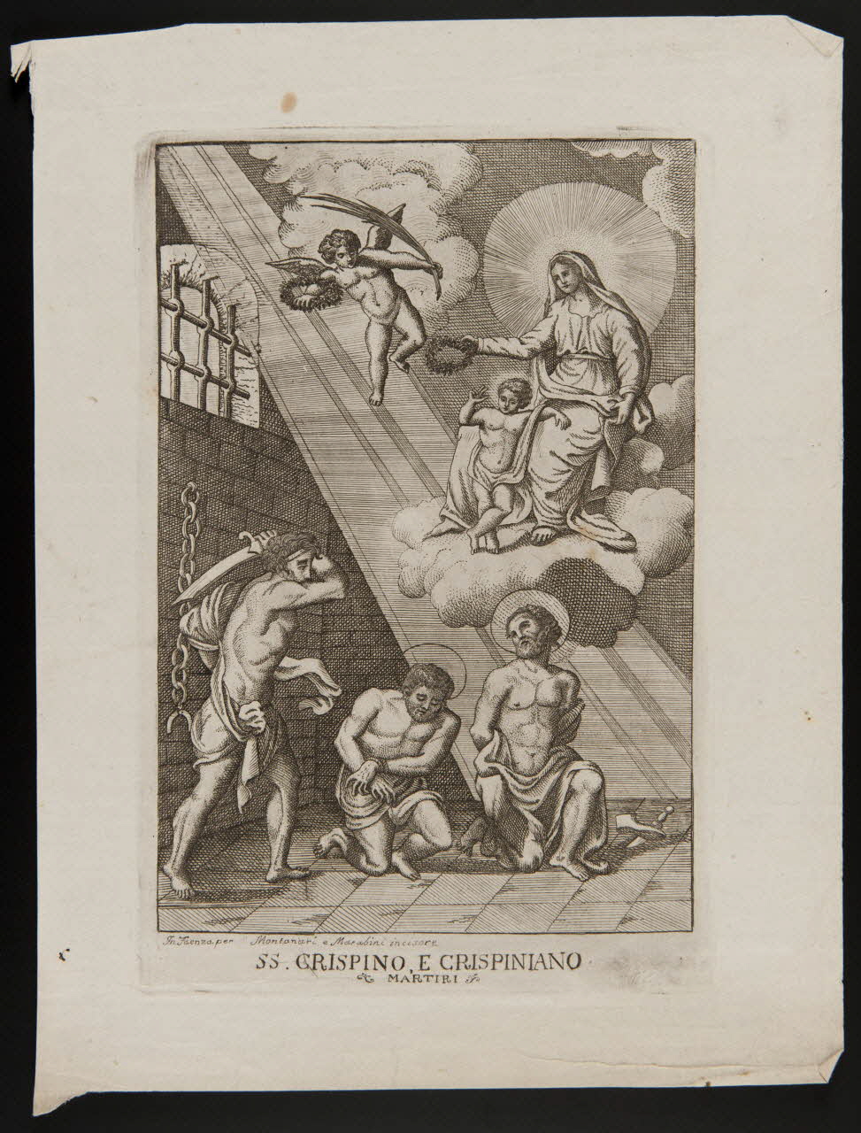 estampe SS. CRISPINO E CRISPINIANO  MARTIRI 1986.74.232 Photo