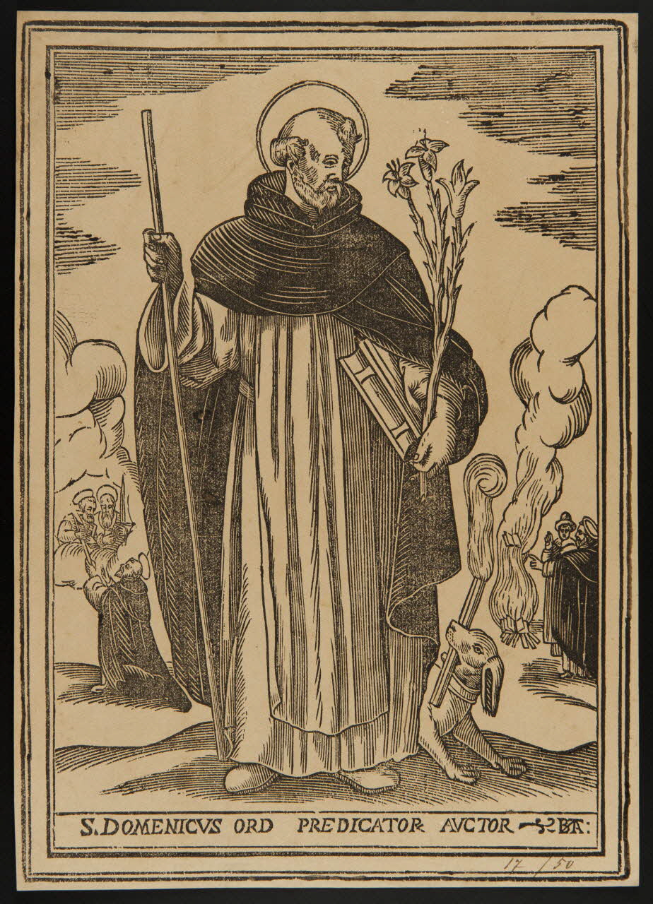 estampe S. DOMENICUS ORD PREDICATOR AUCTOR 1986.74.234 Photo