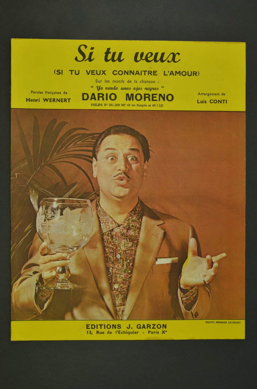 partition de musique petit format 1969.88.1046 Photo Mucem