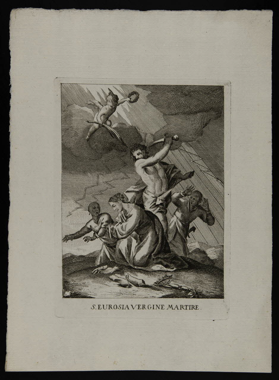 estampe S. EUROSIA VERGINE MARTIRE 1986.74.238 Photo