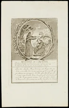 estampe BENEDIZIONE DI S. FRANCESCO 1986.74.243.1 Photo