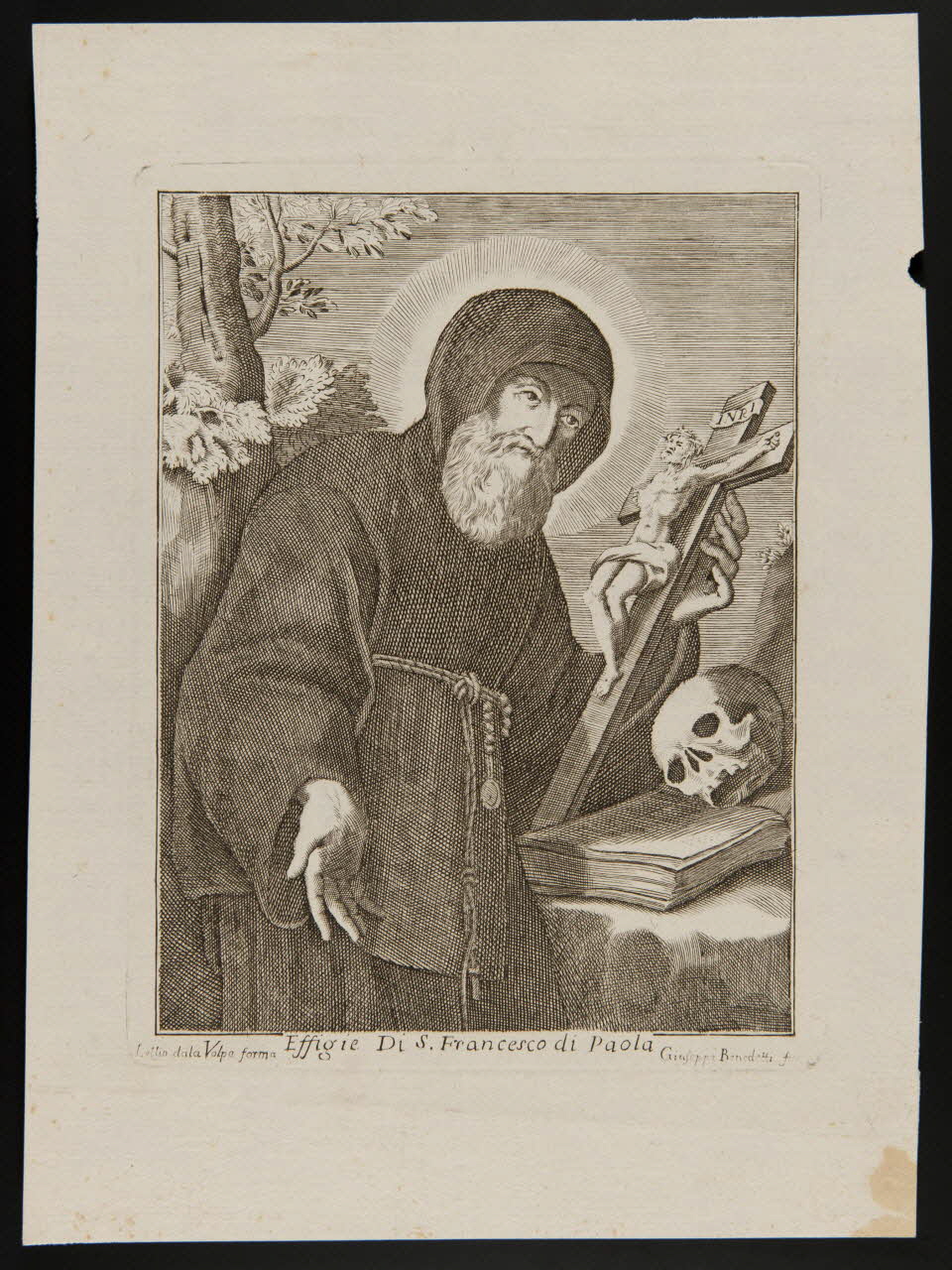 estampe Effigie Di S. Francesco di Paola 1986.74.250 Photo