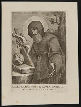 estampe FRANCISCUS de PAULA ORDINIS  MINIMORUM FUNDATOR 1986.74.251 Photo