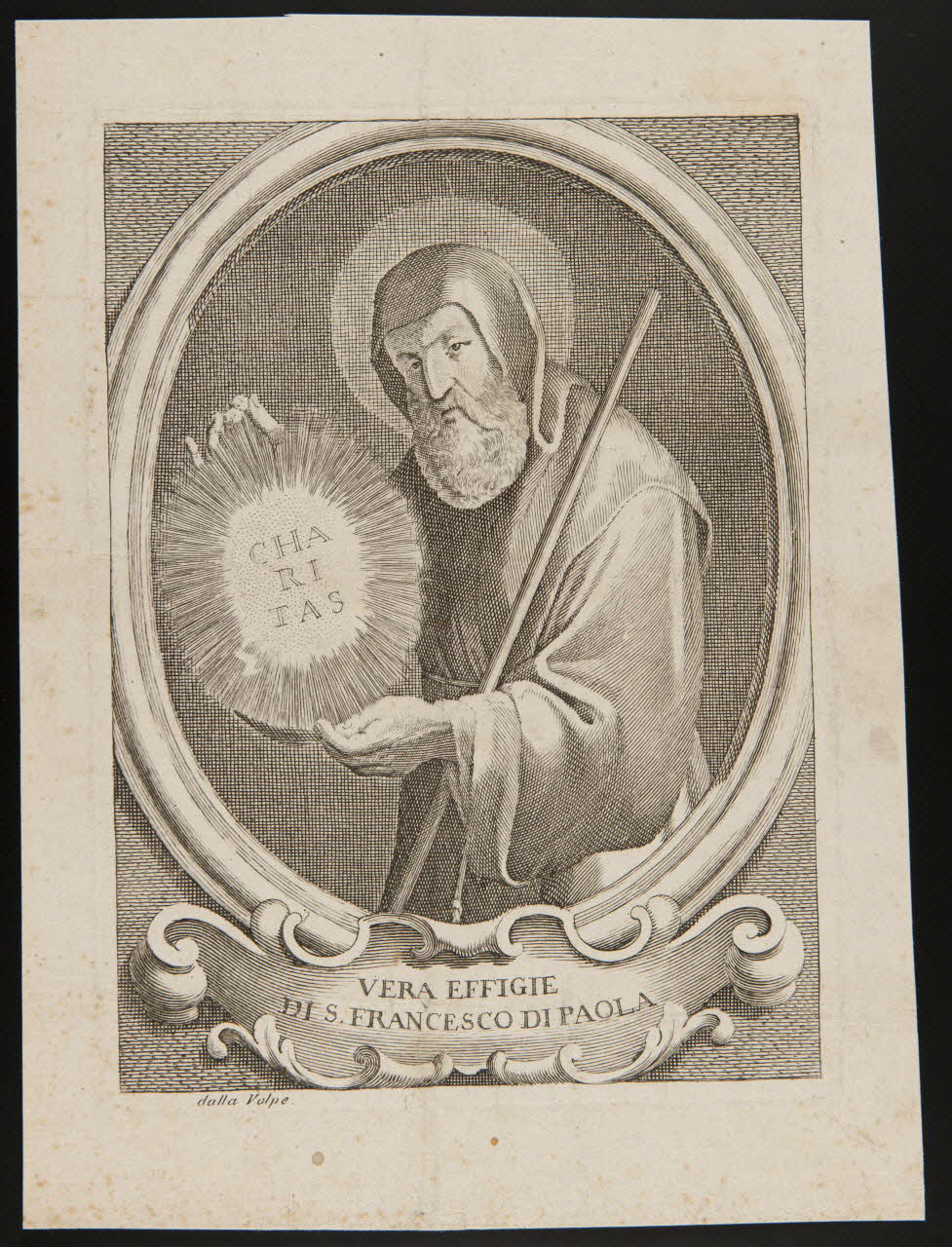 estampe VERA EFFIGIE  DI S. FRANCESCO DI PAOLA 1986.74.252 Photo