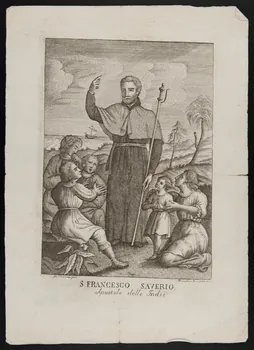 estampe S. FRANCESCO SAVERIO 1986.74.264 Photo