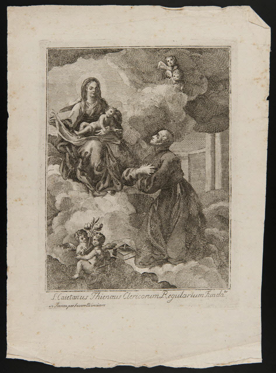 estampe S. Caietanus Thienaeus Clericorum Regularium Fundator. 1986.74.269 Photo