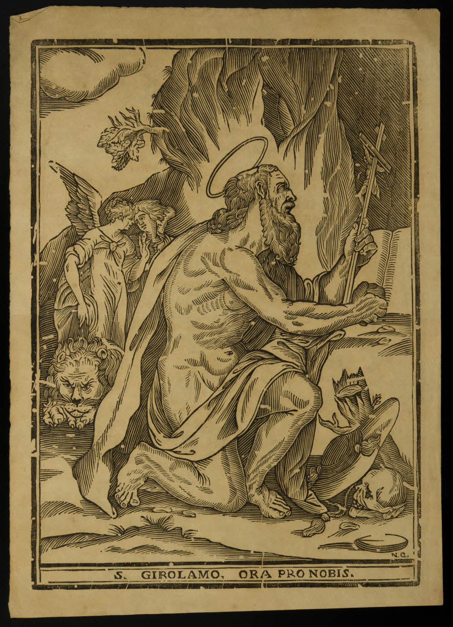 estampe S. GIROLAMO. ORA PRO NOBIS. 1986.74.274 Photo