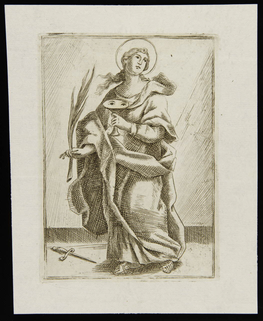 estampe Figure sainte 1986.74.287 Photo