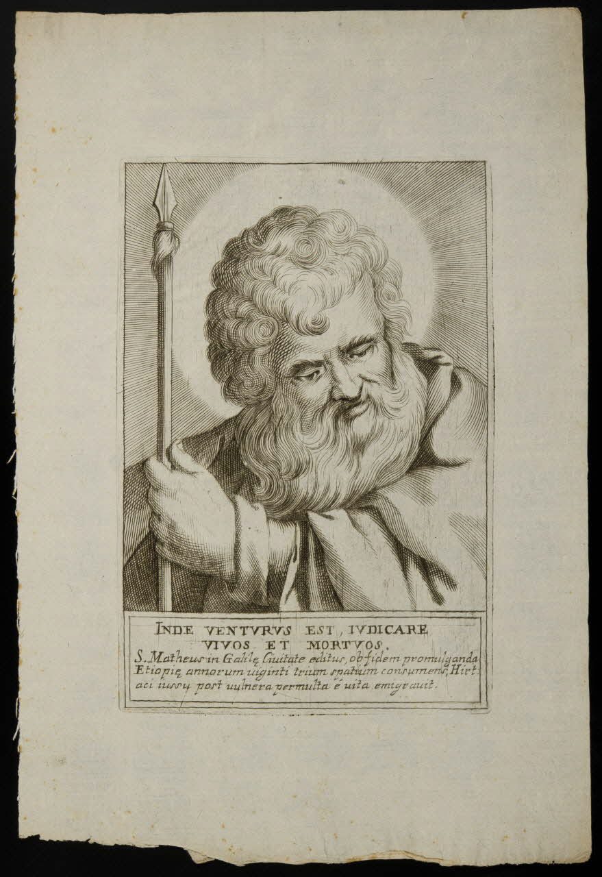 estampe INDE VENTURUS EST IUDICARE  VIVOS ET MORTUOS 1986.74.296 Photo