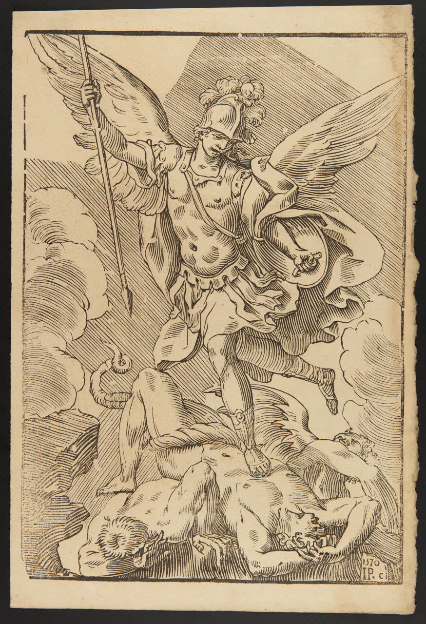 estampe Chevalier ailé 1986.74.299 Photo