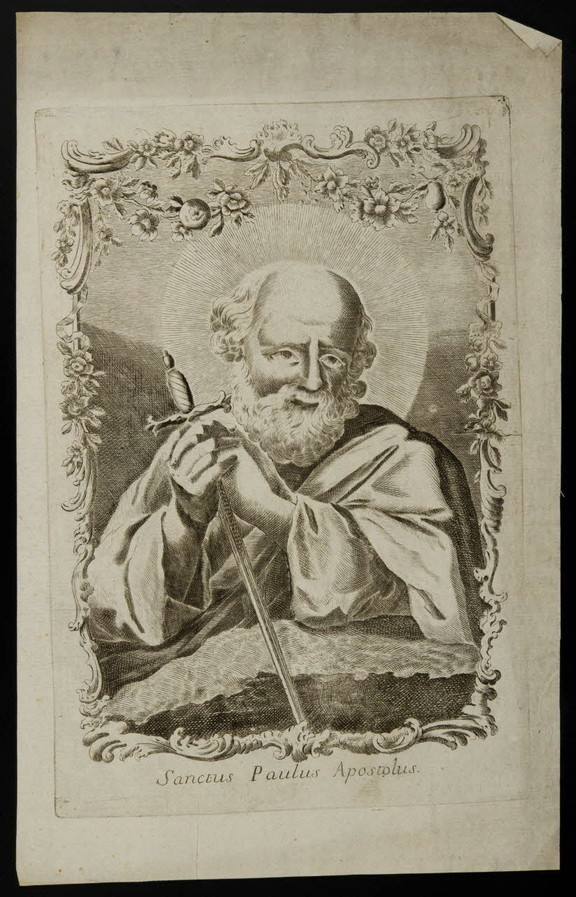estampe Sanctus Paulus Apostolus. 1986.74.316 Photo
