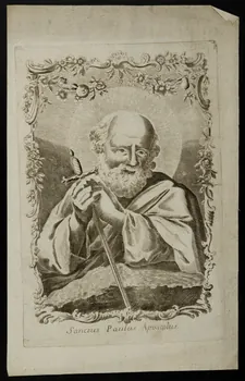 estampe Sanctus Paulus Apostolus. 1986.74.316  Photo