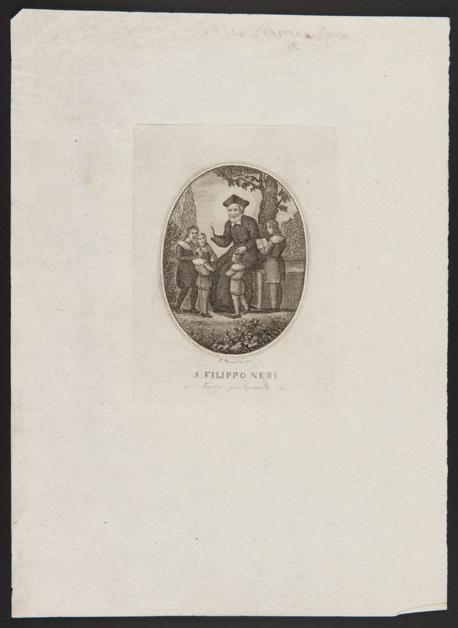 estampe S. FILIPPO NERI 1986.74.325 Photo