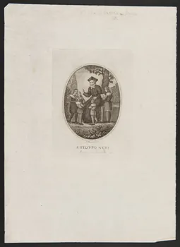 estampe S. FILIPPO NERI 1986.74.325 Photo