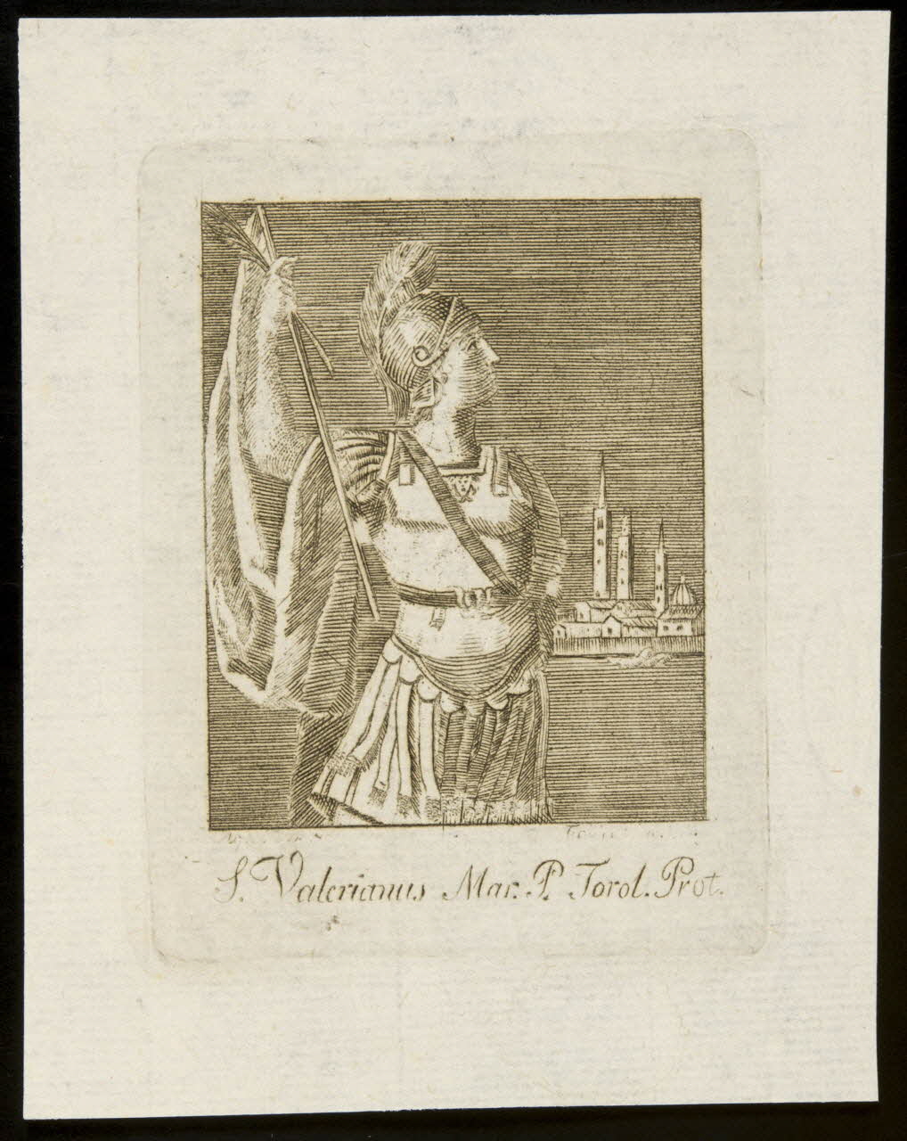 estampe S. Valerianus Mar. P. Torol. Prot. 1986.74.346 Photo