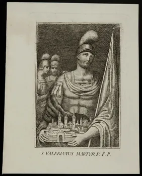 estampe S. VALERIANUS MARTYR P. F. P. 1986.74.348.2 Photo