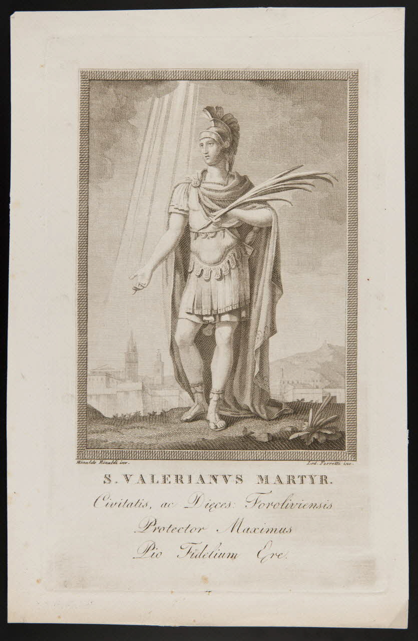 estampe S. VALERIANUS MARTYR. 1986.74.349.2 Photo