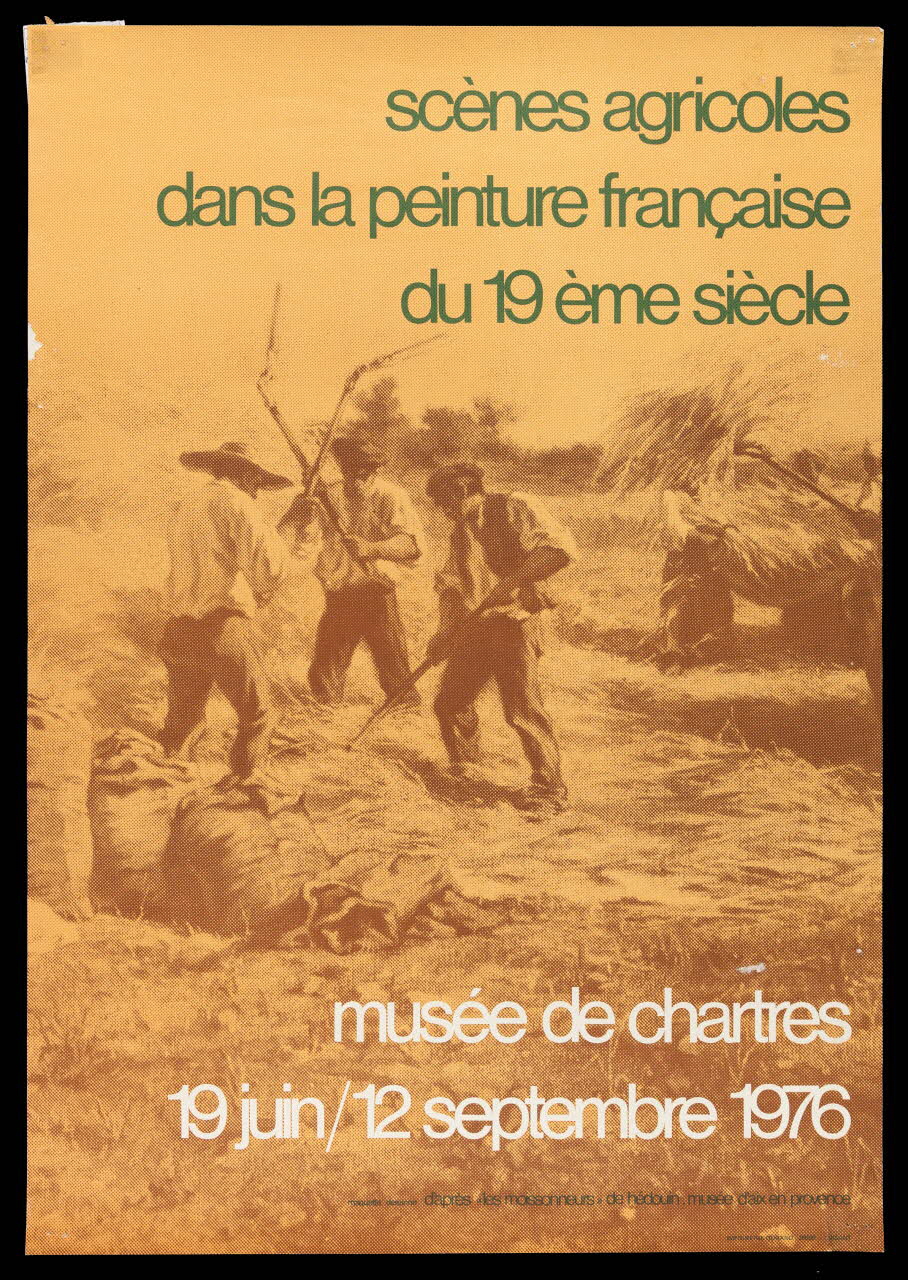 estampe scènes agricoles  dans la peinture française  du 19ème siècle 1986.74.35 Photo