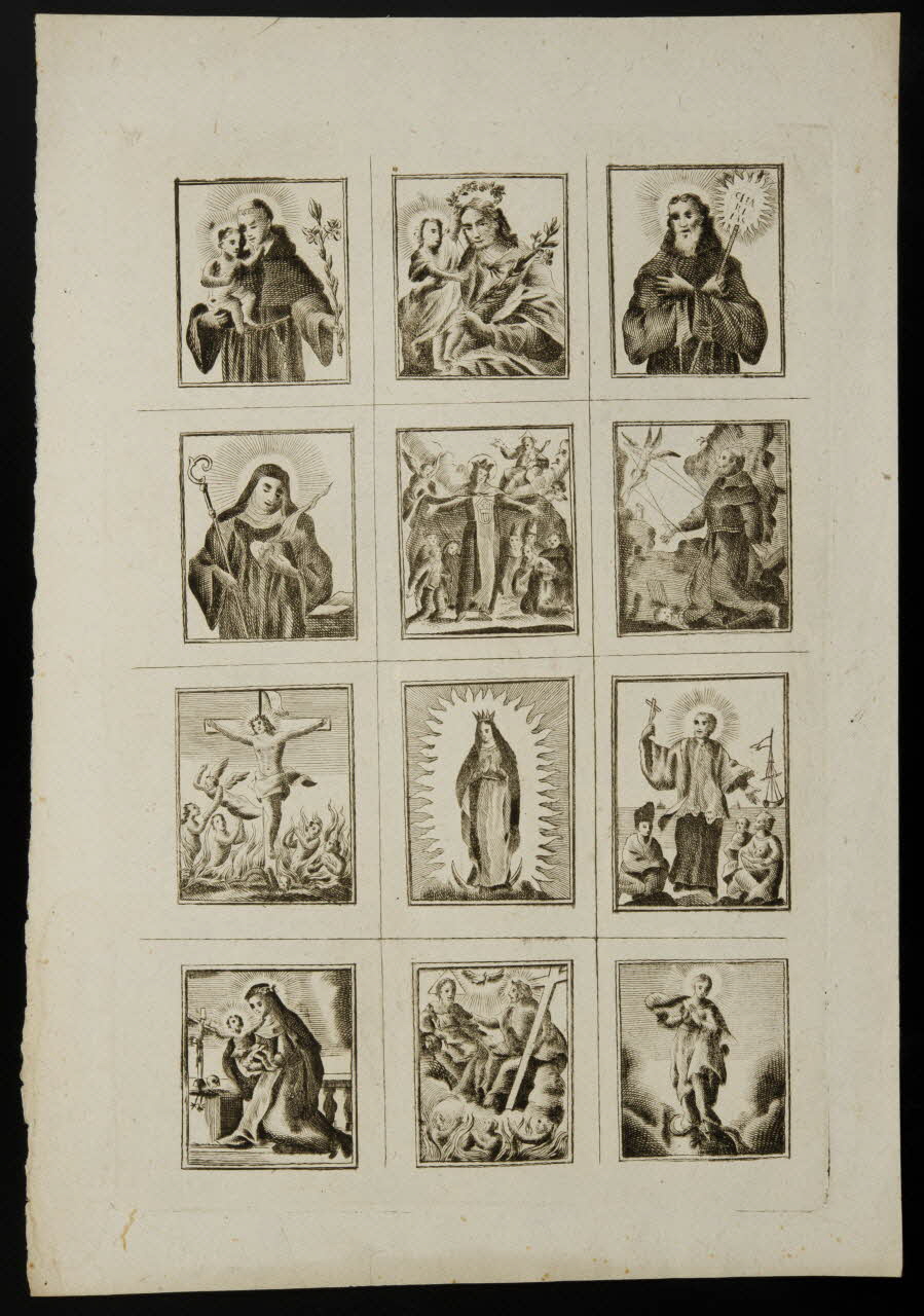 estampe Diverses scènes religieuses 1986.74.359 Photo