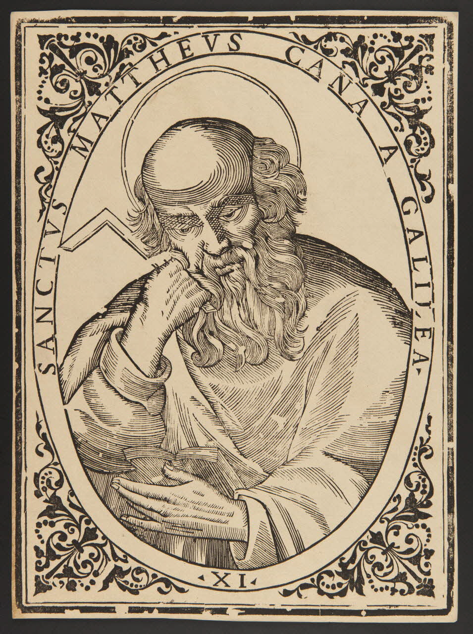 estampe SANCTUS MATTHEUS CANA A GALILEA. 1986.74.371 Photo