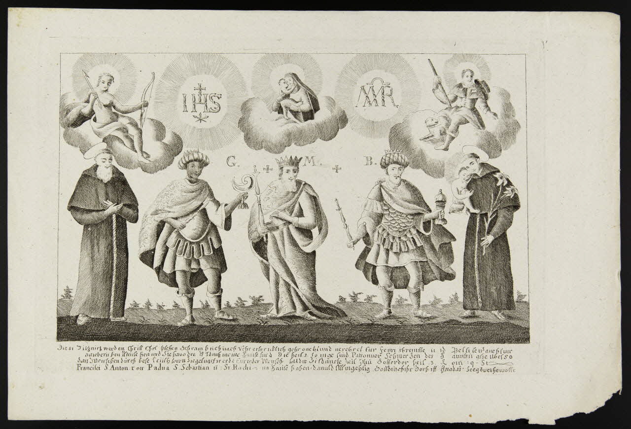 estampe Les Rois Mages 1986.74.384 Photo