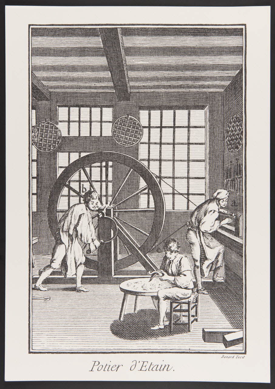 estampe Potier d'Etain. 1986.74.54 Photo