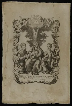 estampe VERA EFFIGIES B. V. MARIAE NUNCUPATAE 1986.74.58.1 Photo