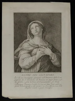 estampe MADRE DEL SALVATORE 1986.74.60  Photo