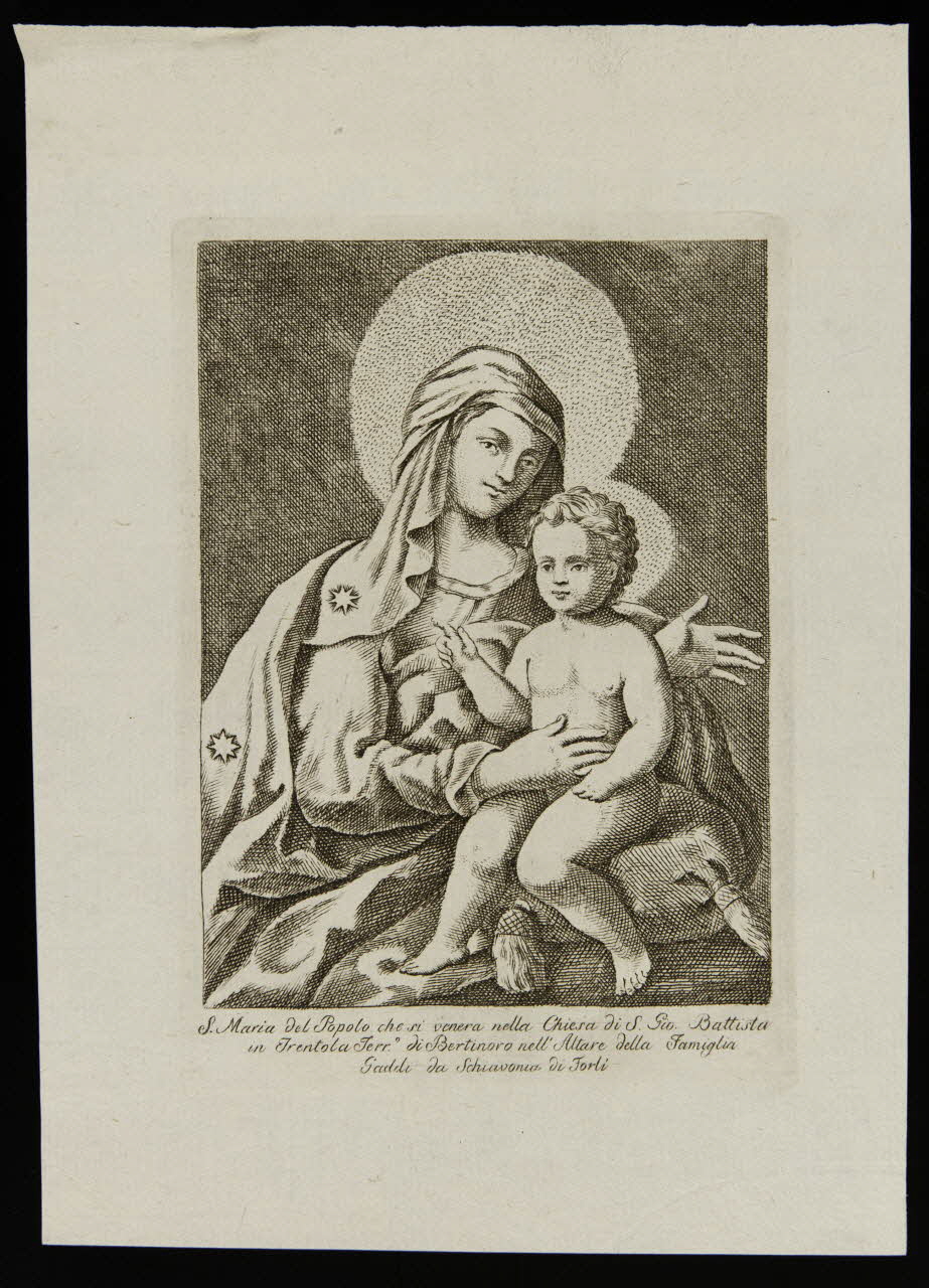 estampe Vierge à l'enfant 1986.74.69.1 Photo