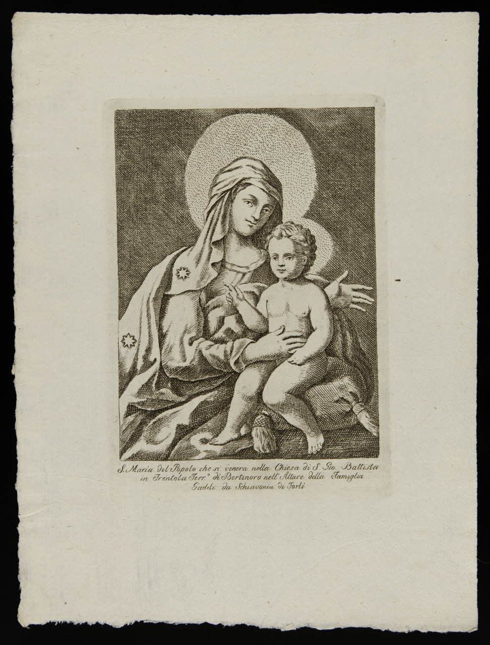 estampe Vierge à l'enfant 1986.74.69.2 Photo