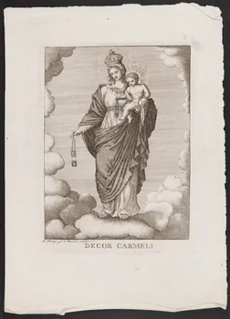 estampe DECOR CARMELI 1986.74.71 Photo