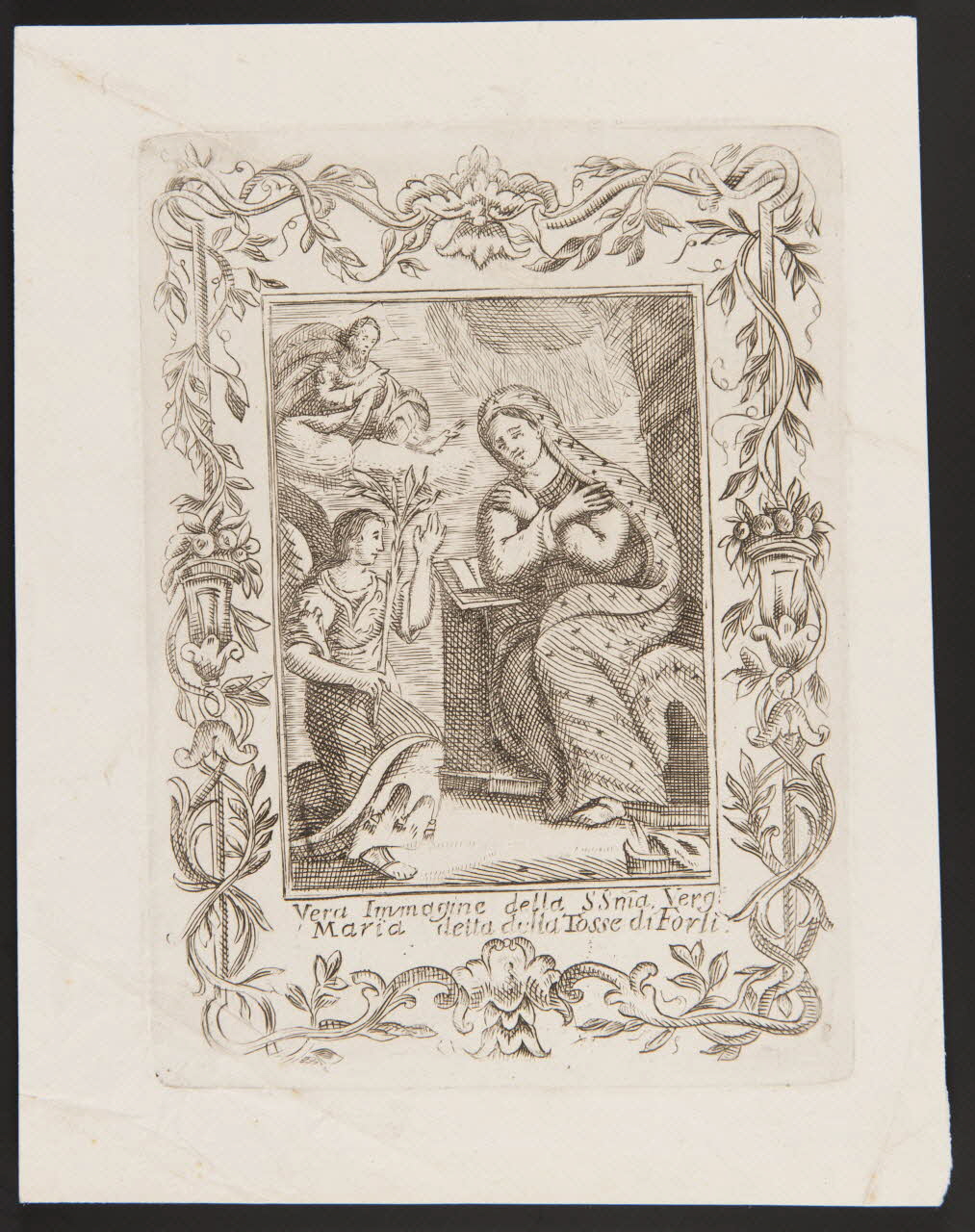 estampe Vera Immagine della SSnia Vergi  Maria detta della Tosse di Forli. 1986.74.79 Photo