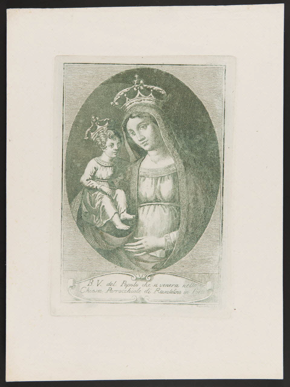 estampe Vierge à l'enfant 1986.74.80 Photo