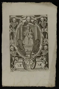 estampe CONFRATERNITAS MORTIS ET ORATIONIS 1986.74.91 Photo