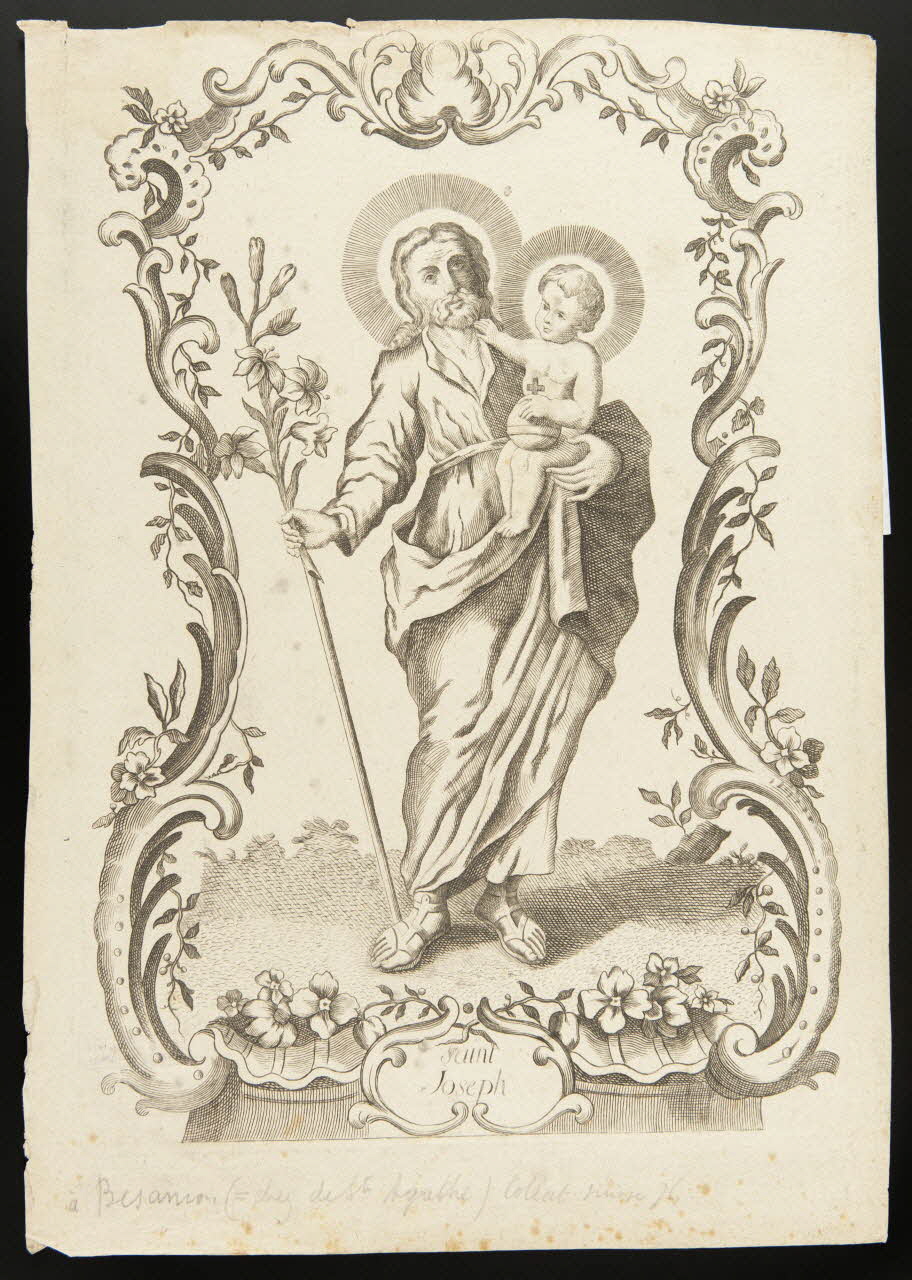 estampe Saint  Joseph 1986.81.40 Photo