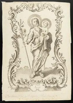 estampe Saint  Joseph 1986.81.40  Photo