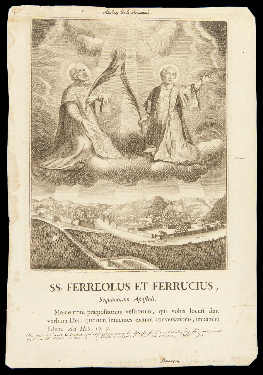 estampe SS. FERREOLUS ET FERRUCIUS, 1986.81.41 Photo
