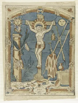 Pierre-Fiacre Perdoux imagerie ancienne JESUS  NAZARENUS,  REX  JUDEORUM Orléans 1771-1805 1986.81.5 Photo