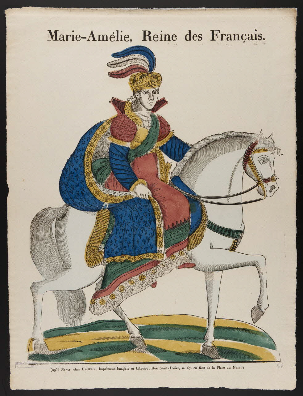 estampe Marie-Amélie, Reine des Français. 1986.81.55 Photo