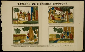 estampe TABLEAU DE L'ENFANT PRODIGUE. 1986.81.58  Photo