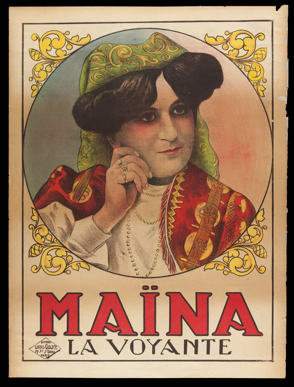 affiche MAÏNA  LA VOYANTE 1987.15.12 Photo