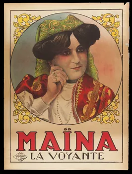 affiche MAÏNA  LA VOYANTE 1987.15.12  Photo