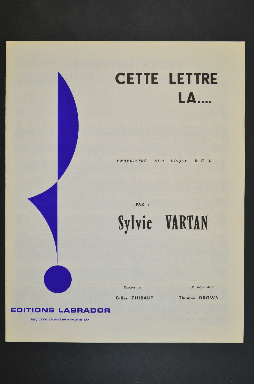 chanson petit format 1969.88.1051 Photo Mucem