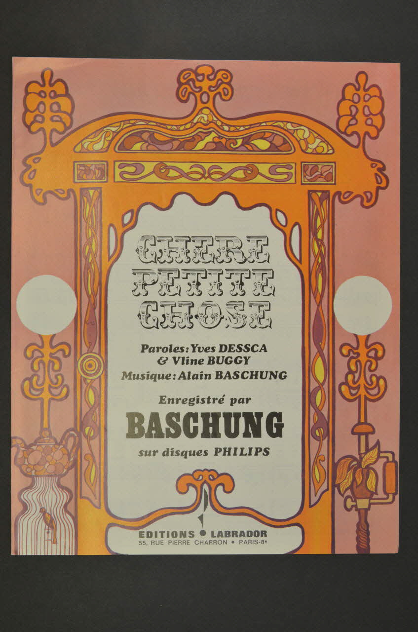 partition de musique petit format 1969.88.1052 Photo Mucem