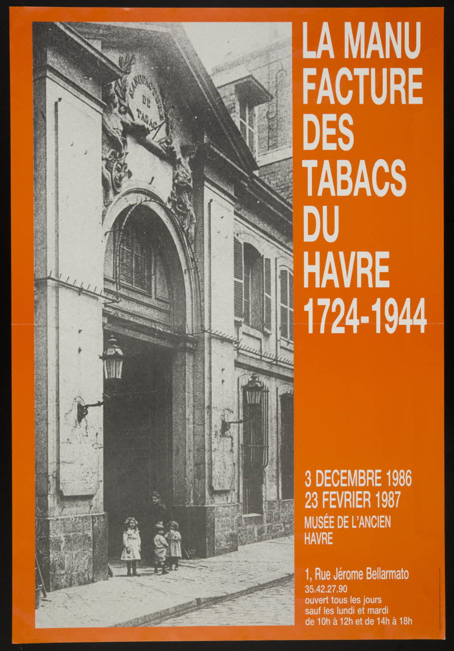 estampe LA MANU  FACTURE  DES  TABACS  DU  HAVRE  1724-1944 1987.46.47 Photo